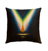 Close-up of the SurArt 69 Outdoor Pillow, emphasizing its distinctive pattern and high-quality material built for the outdoors.